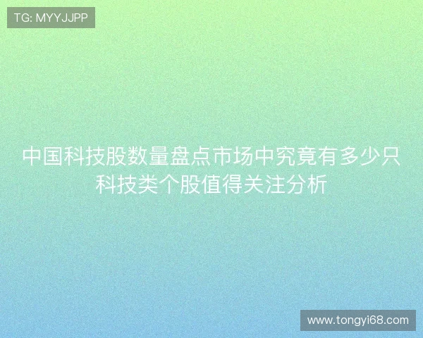 中国科技股数量盘点市场中究竟有多少只科技类个股值得关注分析